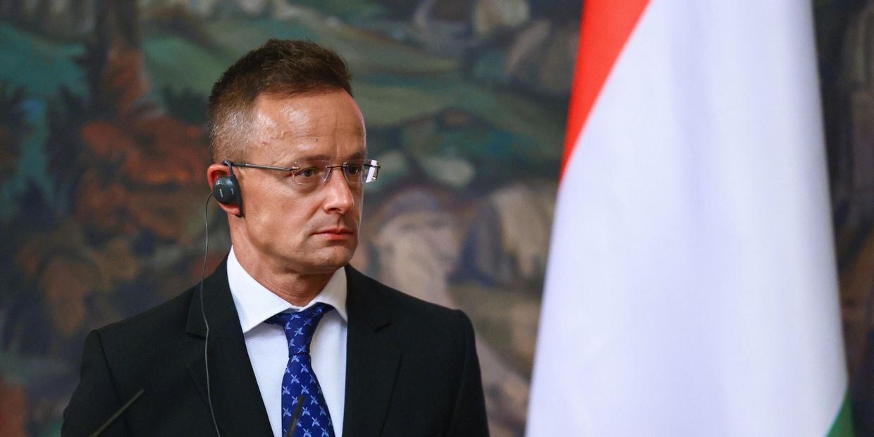Министр иностранных дел и внешнеэкономических связей Венгрии Петер Сийярто