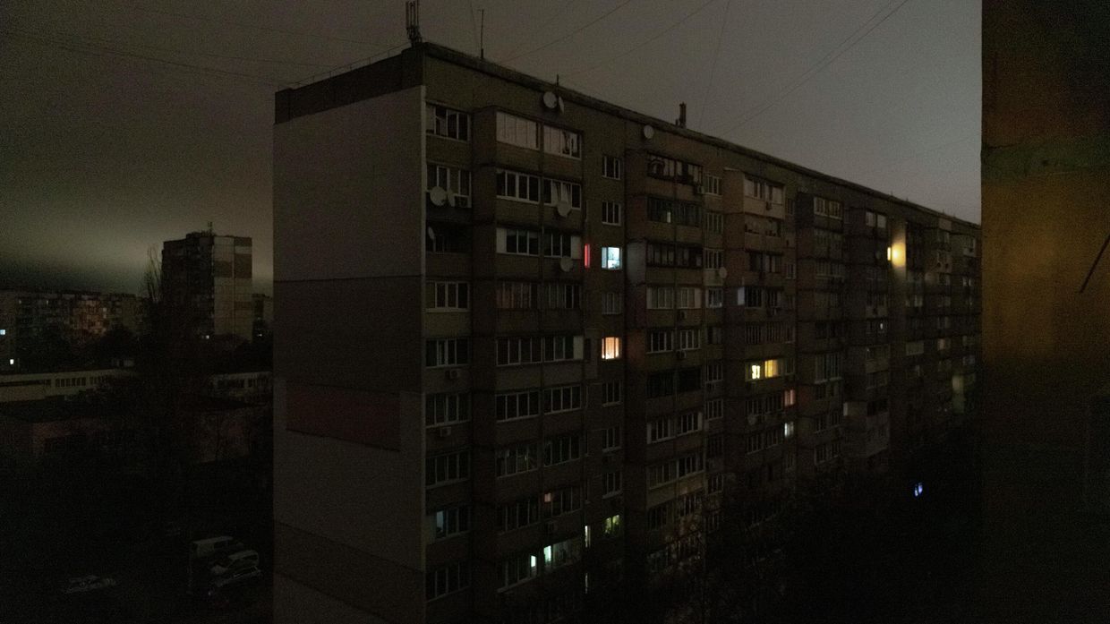 Блэкаут в Киеве, Украина