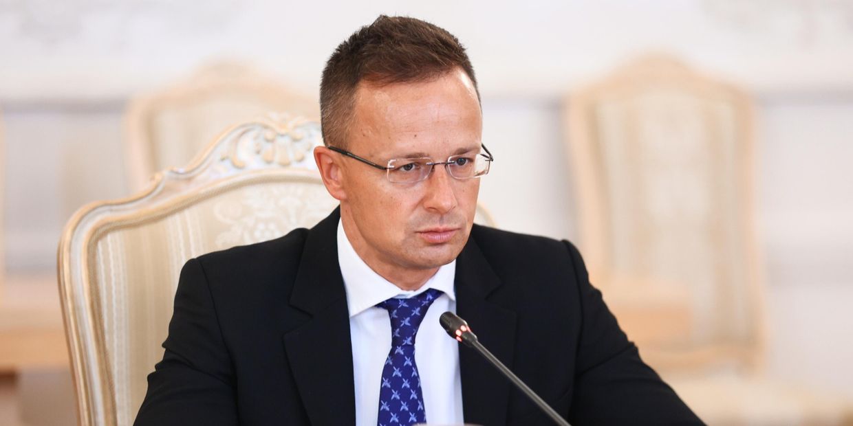 Встреча глав МИД РФ и Венгрии С. Лаврова и П. Сийярто