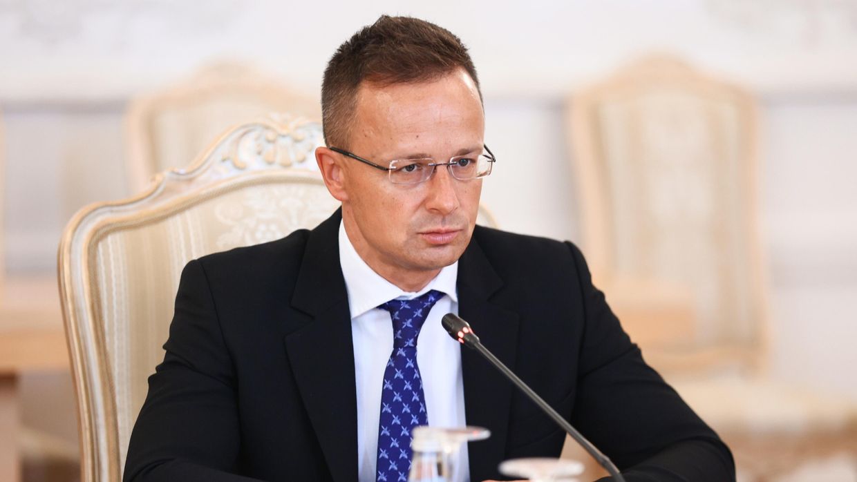 Встреча глав МИД РФ и Венгрии С. Лаврова и П. Сийярто