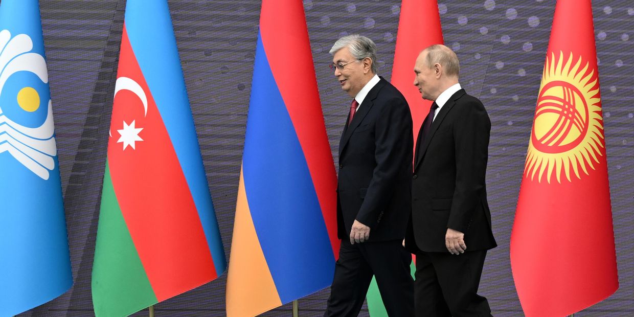 Визит президента РФ В. Путина в Казахстан 