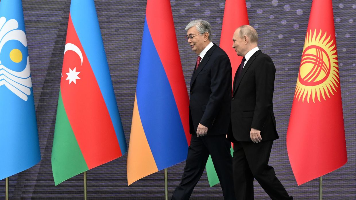 Визит президента РФ В. Путина в Казахстан Визит президента РФ В. Путина в Казахстан