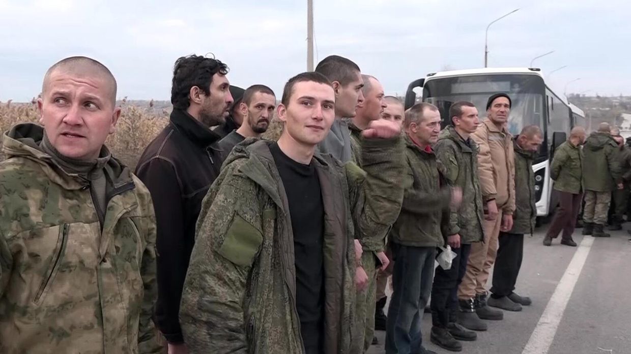 Возвращение из плена российских военных