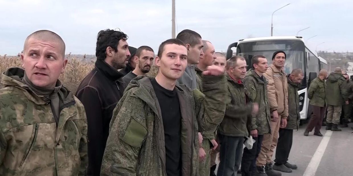 Возвращение из плена российских военных