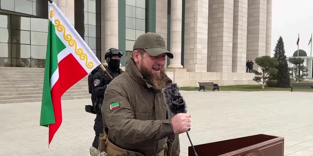 Сборы военных в Грозном