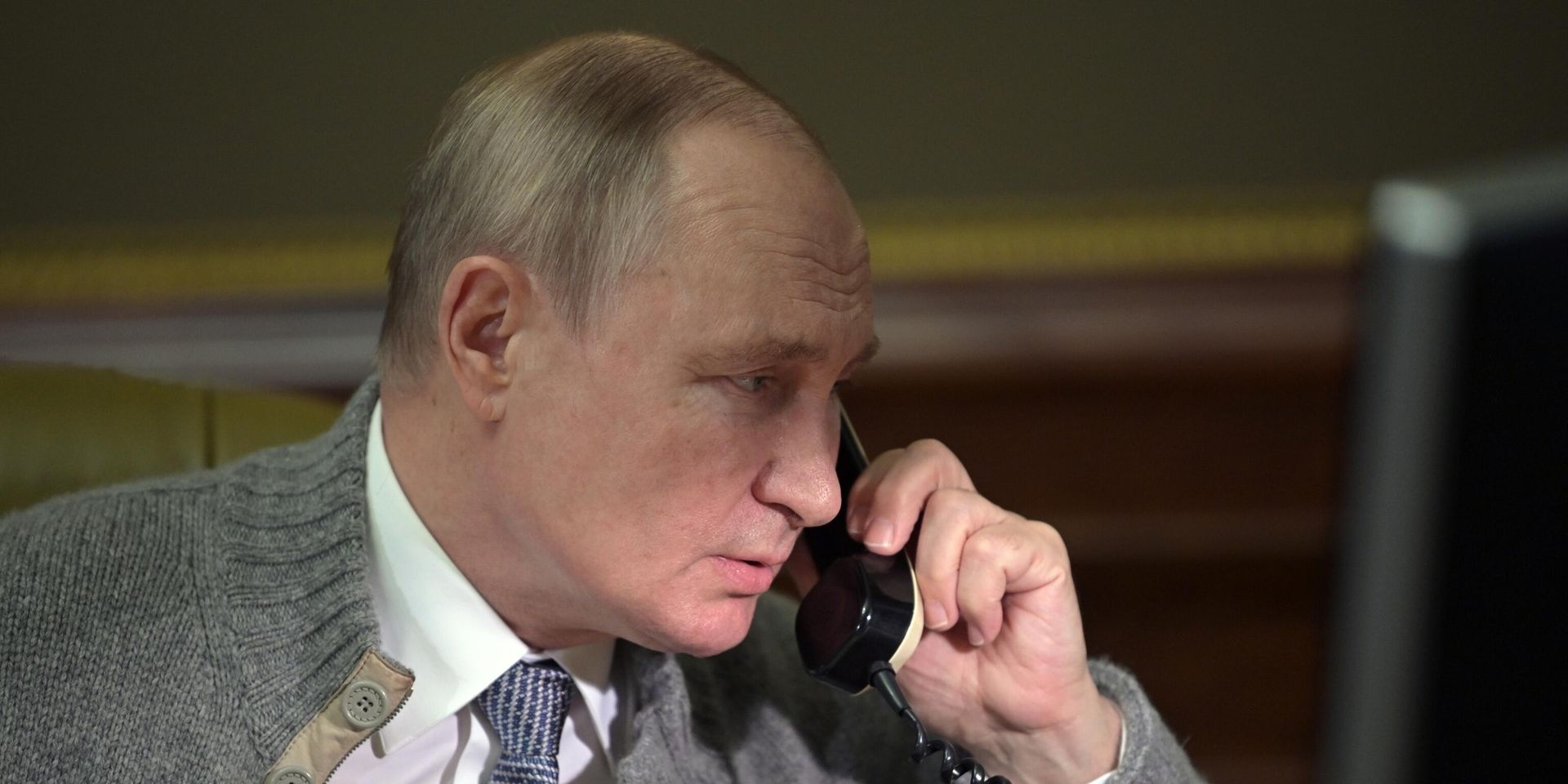 Президент РФ В. Путин поговорил по телефону с участниками акции Ёлка желаний - ИноСМИ, 1920, 05.03.2023