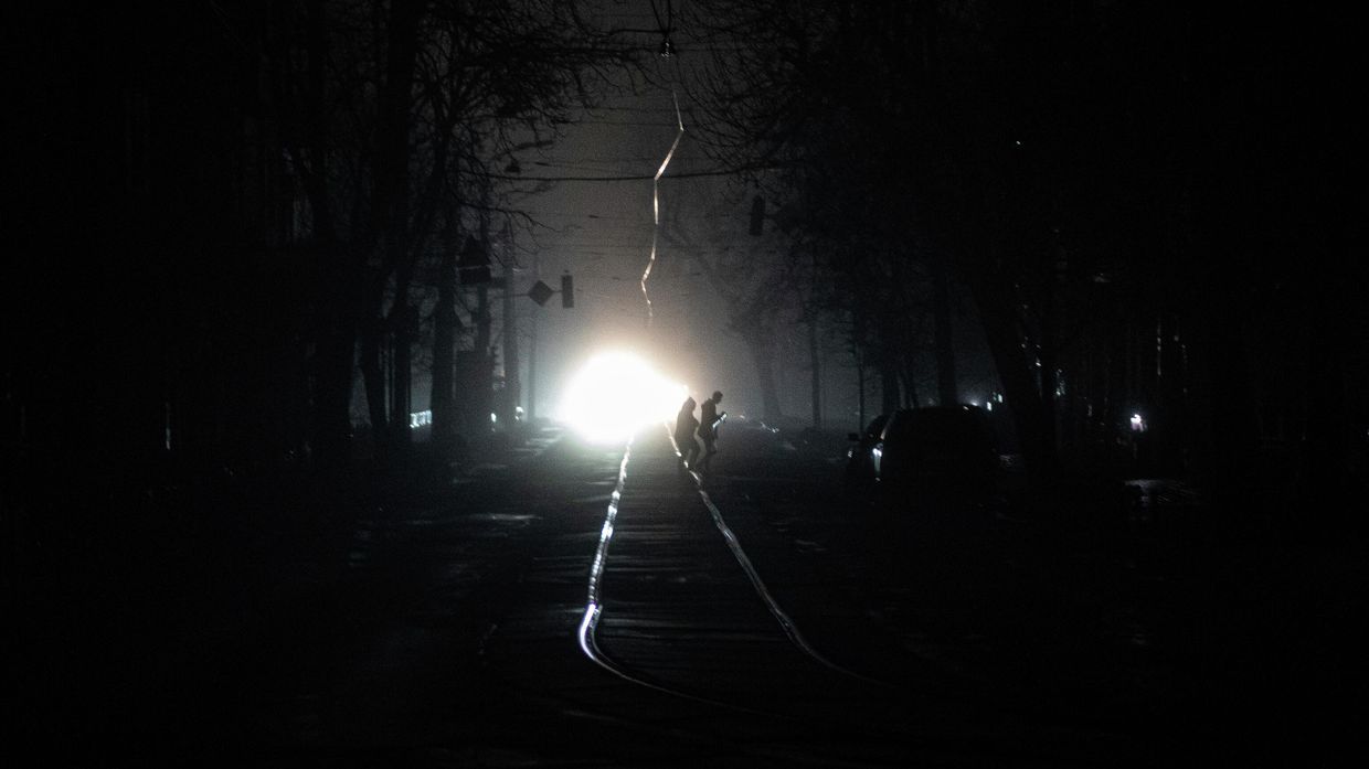 Блэкаут в Киеве, Украина
