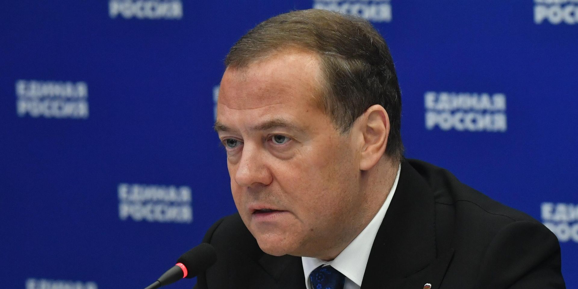 Председатель партии Единая Россия, заместитель председателя Совета безопасности РФ Дмитрий Медведев  - ИноСМИ, 1920, 29.04.2023