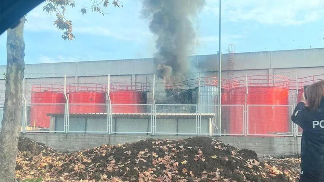 Взрыв в турецком порту Самсун