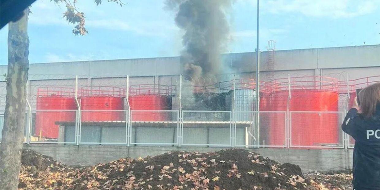 Взрыв в турецком порту Самсун