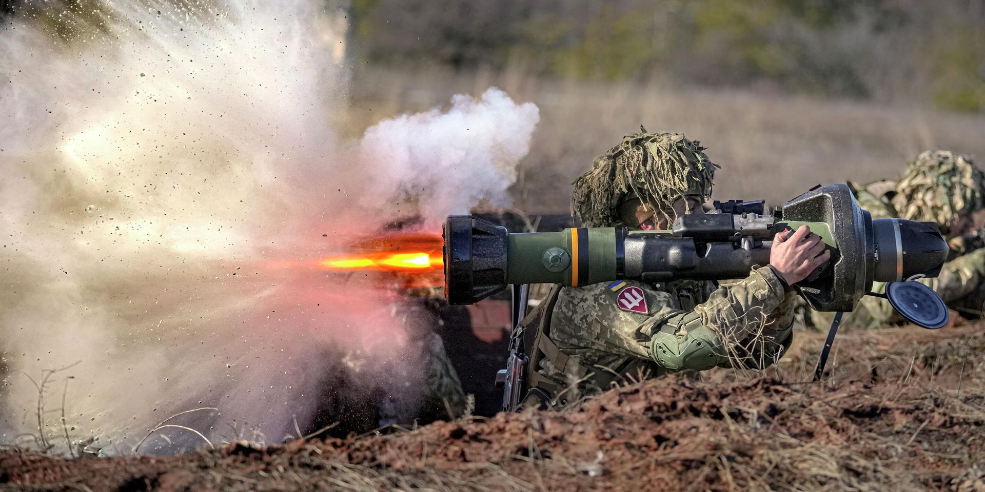 Украинский военнослужащий стреляет из противотанкового оружия NLAW во время учений - ИноСМИ, 1920, 02.02.2023