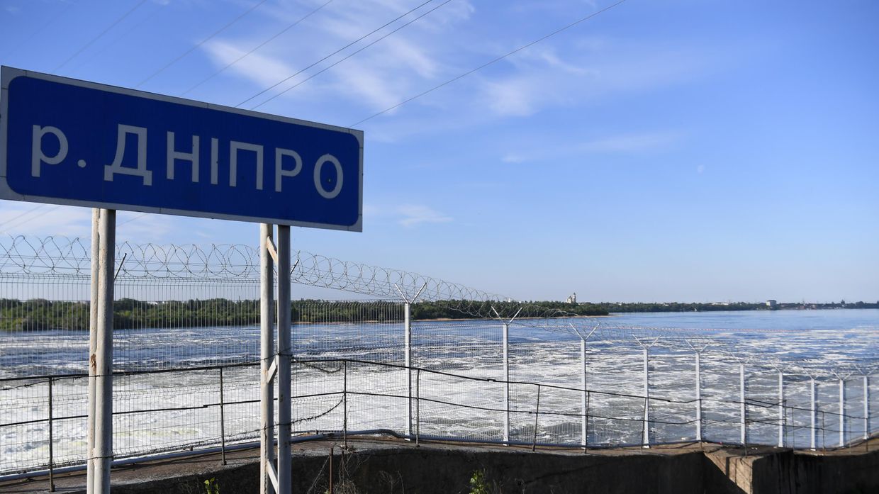 Каховская гидроэлектростанция в Херсонской области