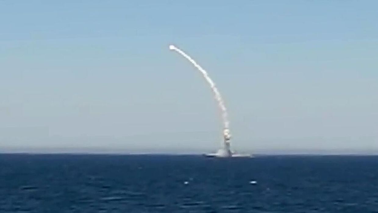 Пуск Калибров из акватории Черного моря по военным объектам ВСУ