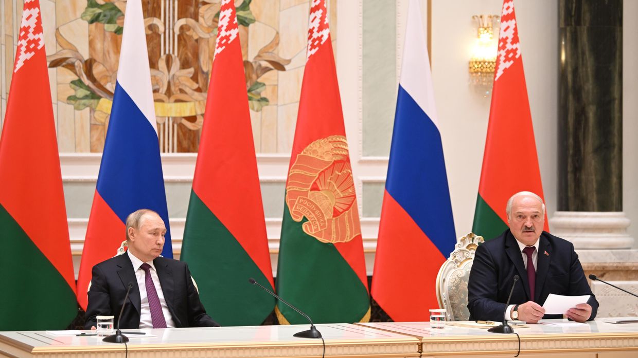 Рабочий визит президента РФ В. Путина в Белоруссию