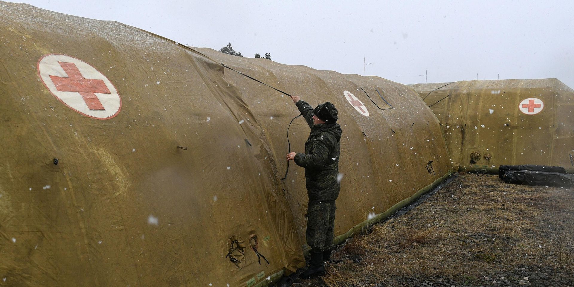 Развертывание российскими военными полевого госпиталя в Степанакерте - ИноСМИ, 1920, 05.06.2023