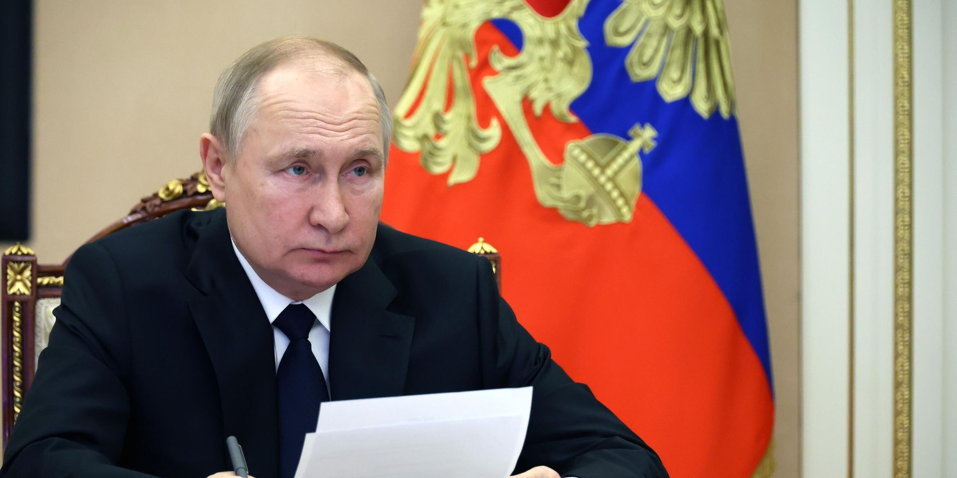 Президент РФ В. Путин принял участие в церемонии запуска Ковыктинского месторождения и участка Силы Сибири - ИноСМИ, 1920, 21.12.2022