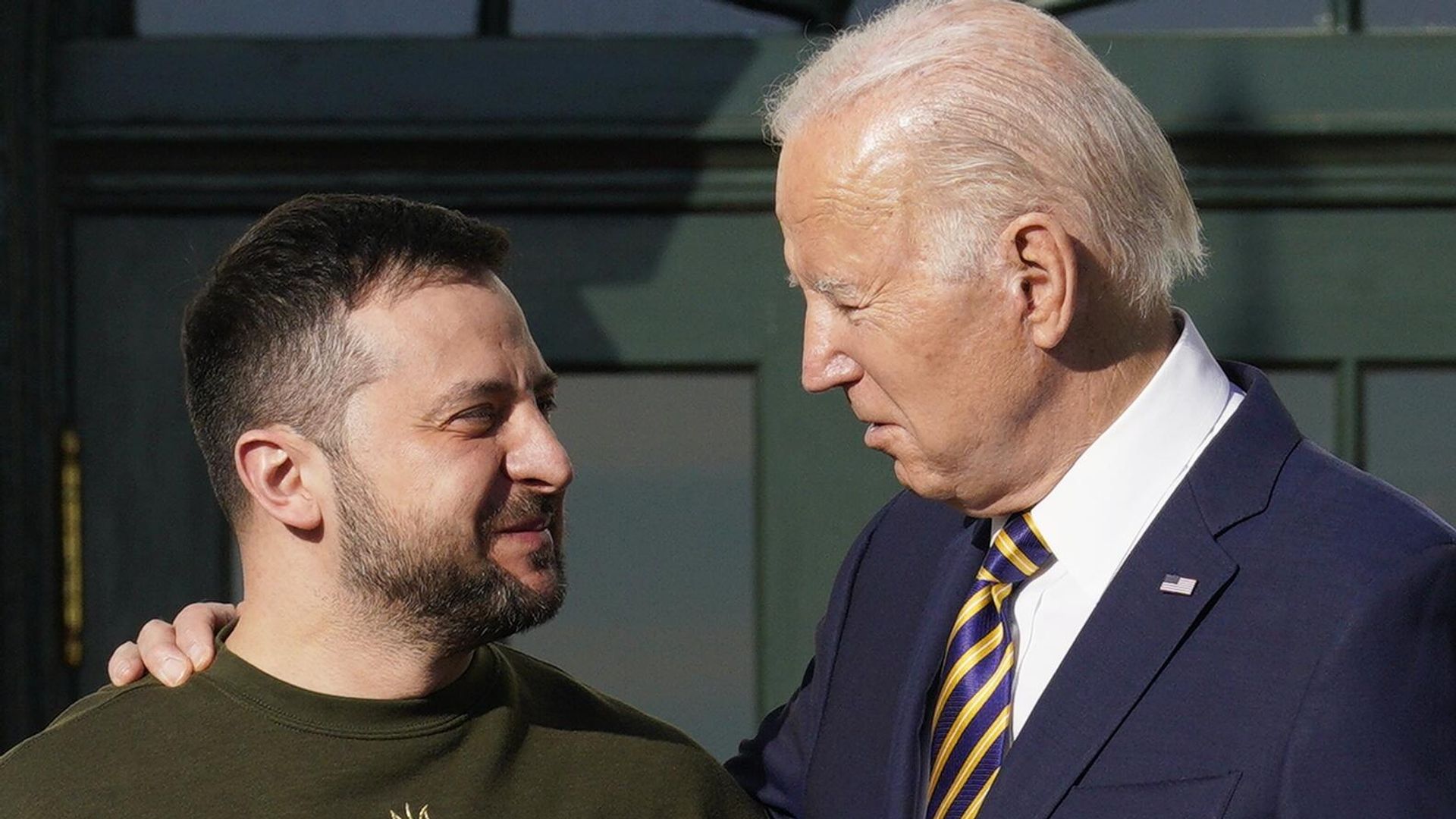 Президент Украины Владимир Зеленский и президент США Джо Байден во время встречи в Белом доме - ИноСМИ, 1920, 23.12.2022