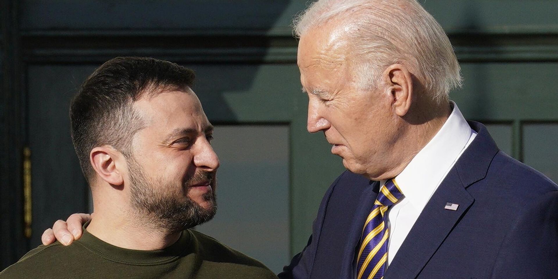 Президент Украины Владимир Зеленский и президент США Джо Байден во время встречи в Белом доме - ИноСМИ, 1920, 23.12.2022