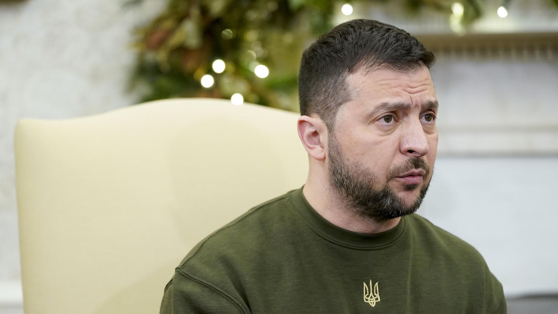 Президент Украины Владимир Зеленский в Белом доме в Вашингтоне. 21 декабря 2022 года - ИноСМИ, 1920, 02.03.2023