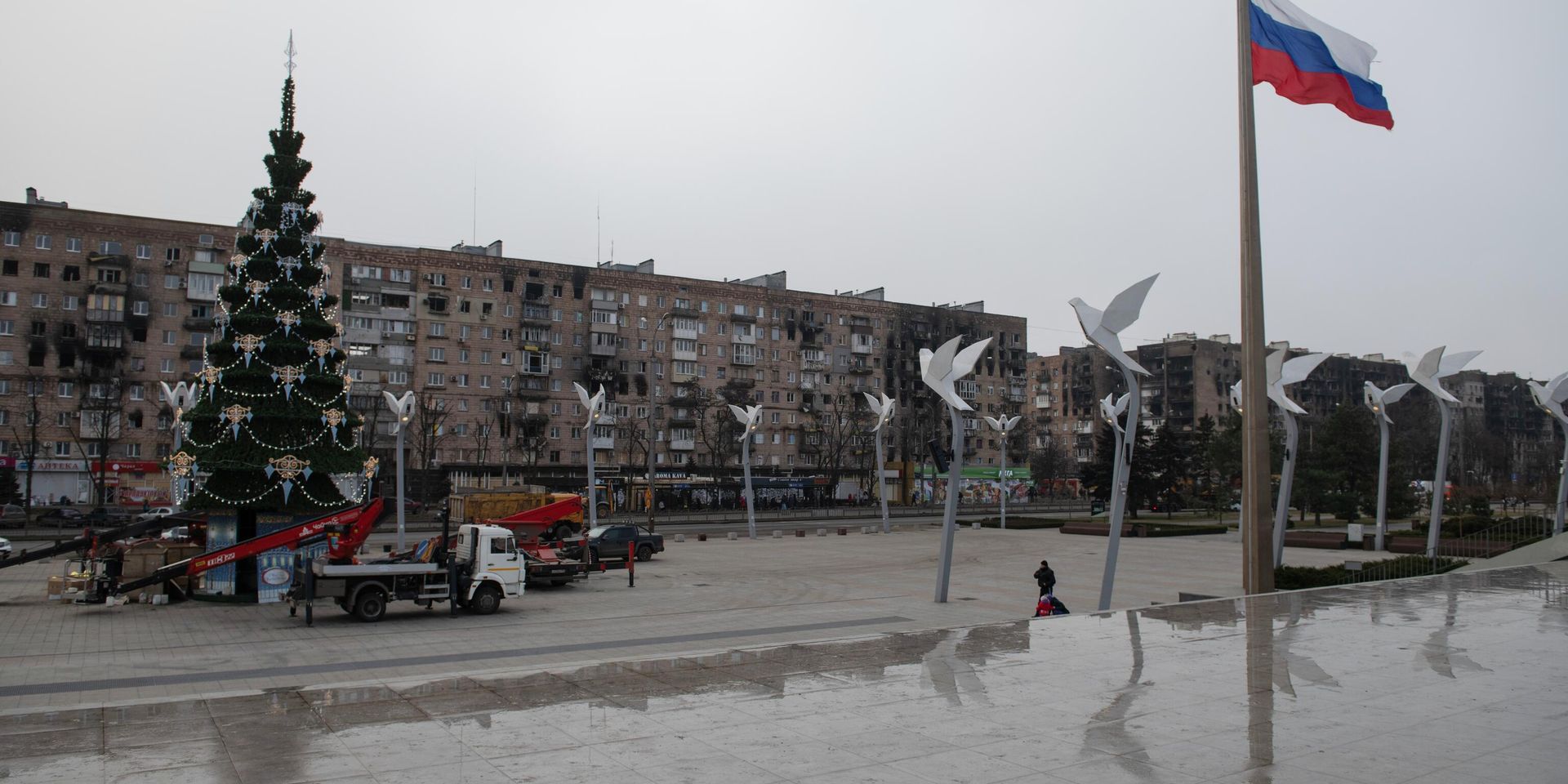 Новогодняя елка в Мариуполе - ИноСМИ, 1920, 25.12.2022