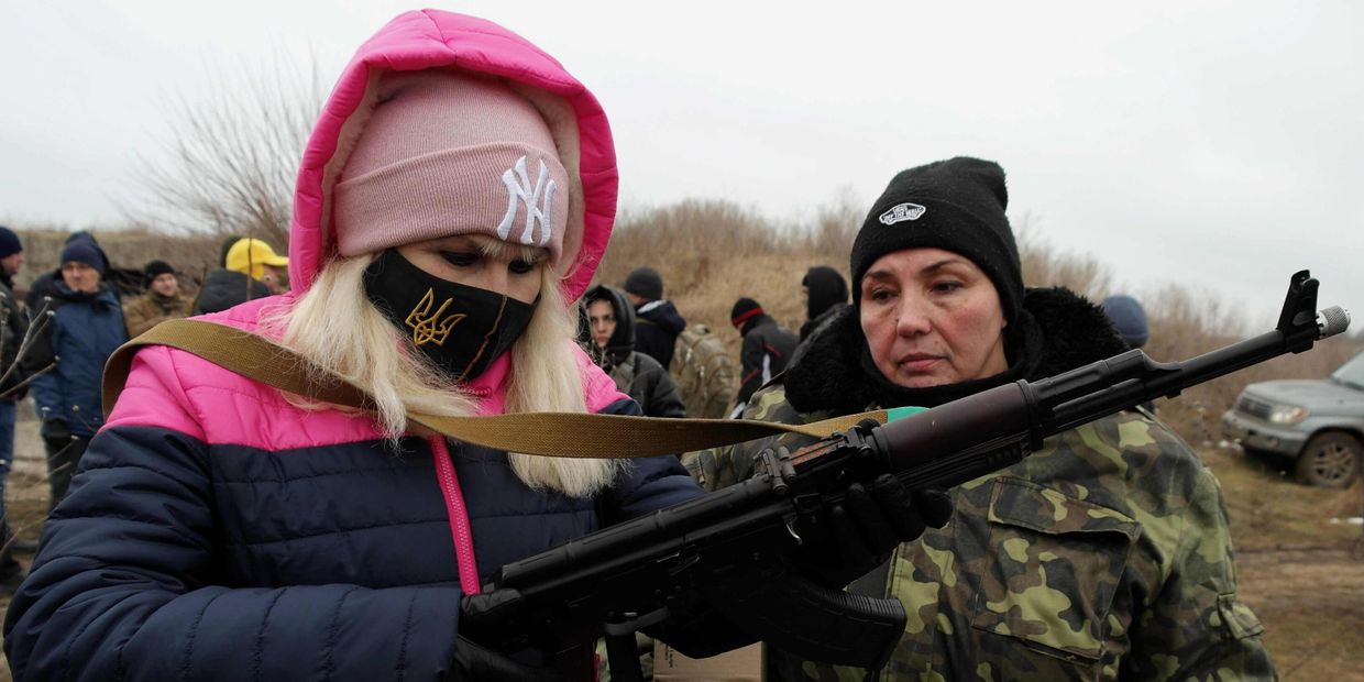 Учения для гражданского населения в Одессе