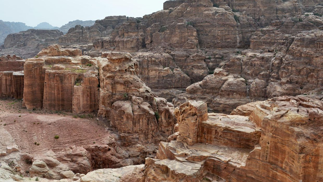 Древний город Петра в Иордании
