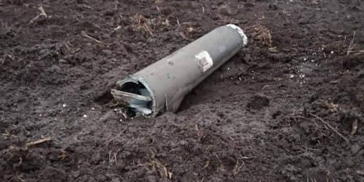 Части украинской ракеты на территории Беларуси