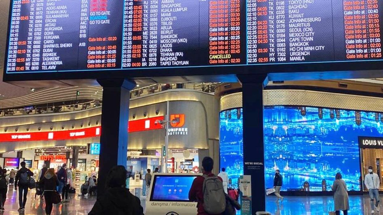 Снегопад в Стамбуле