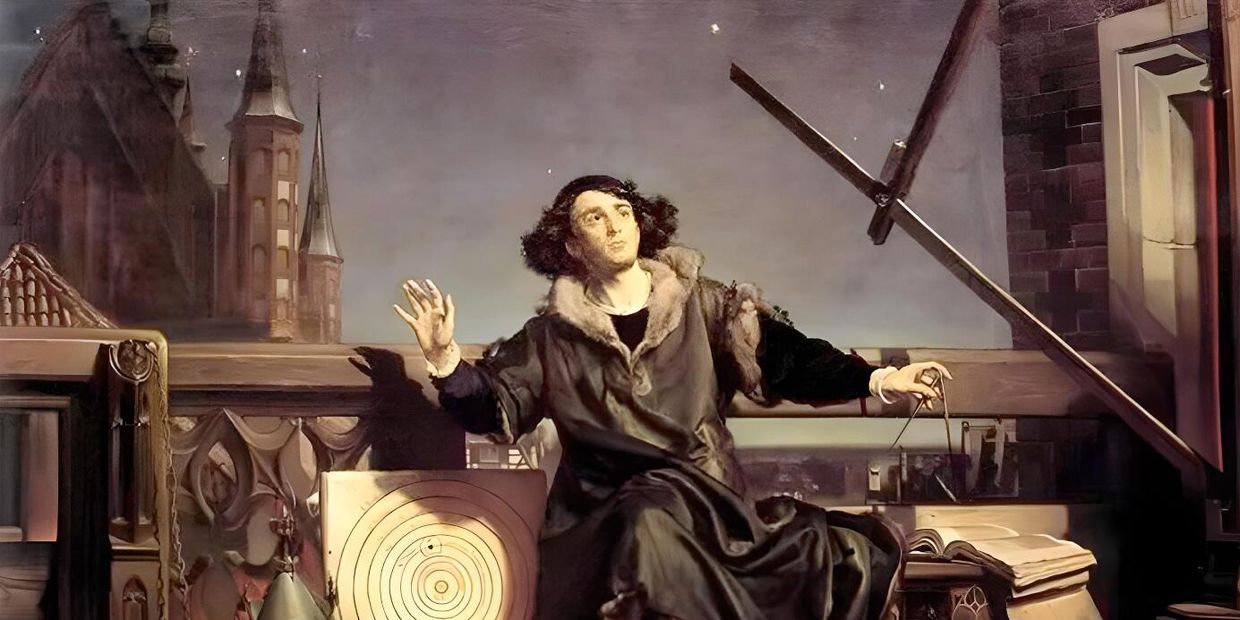 Ян Матейко «Коперник. Беседа с Богом», 1873 год