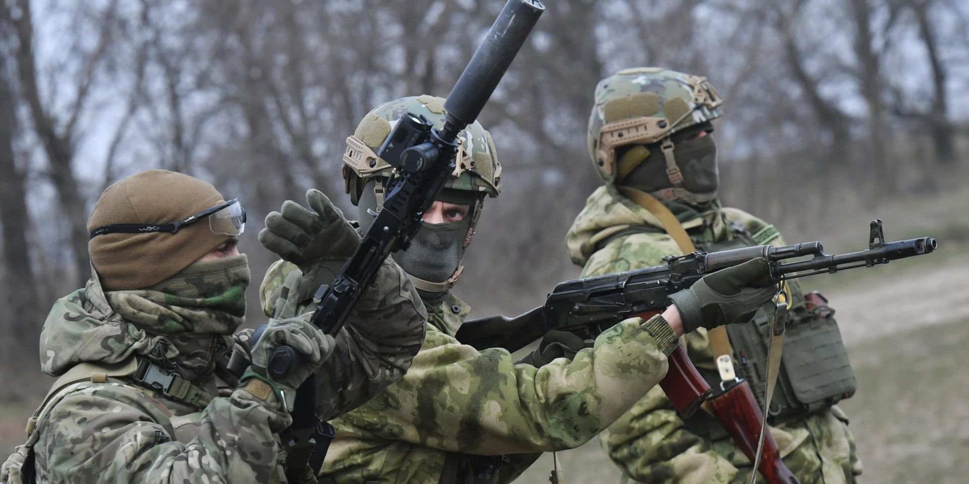 Подготовка бойцов добровольческого батальона имени Судоплатова на полигоне в Запорожской области - ИноСМИ, 1920, 24.01.2023