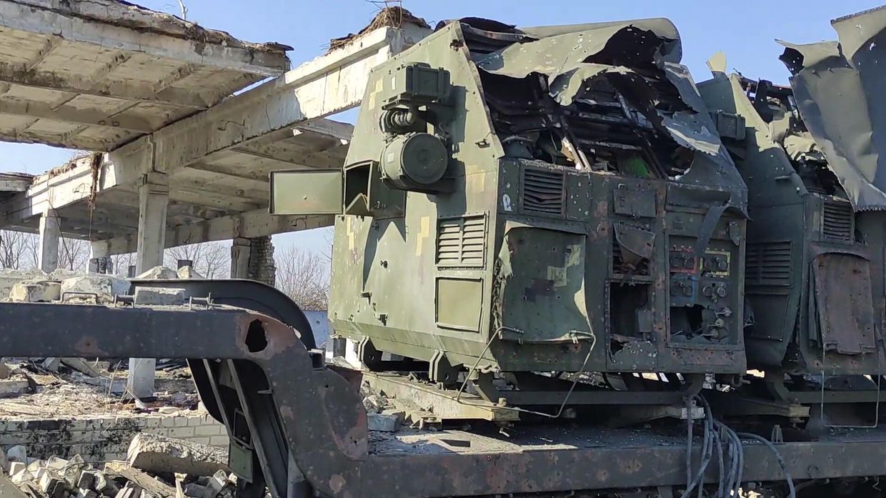 Уничтоженные позиции дивизиона ЗРК С-300 ВСУ