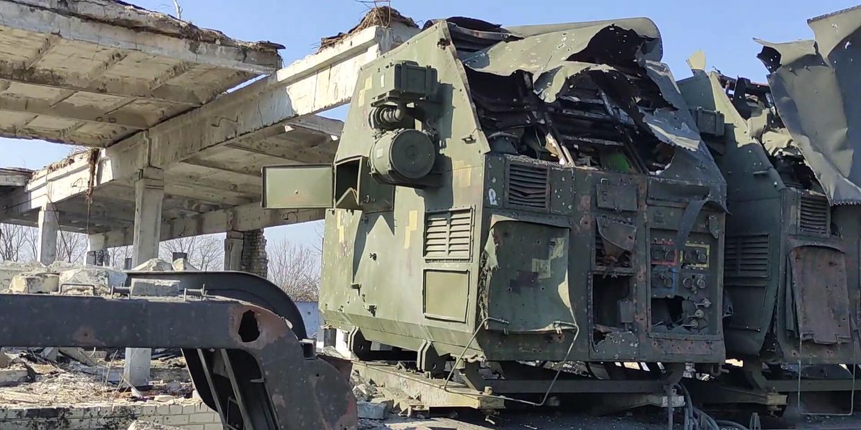 Уничтоженные позиции дивизиона ЗРК С-300 ВСУ