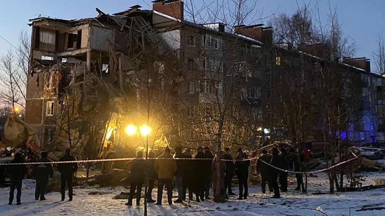 Обрушение подъезда жилого дома в Ефремове