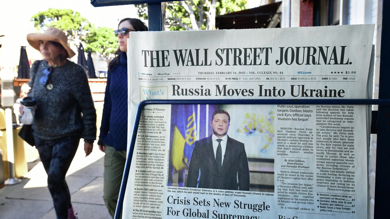 Заголовок газеты в Лос-Анджелесе, США