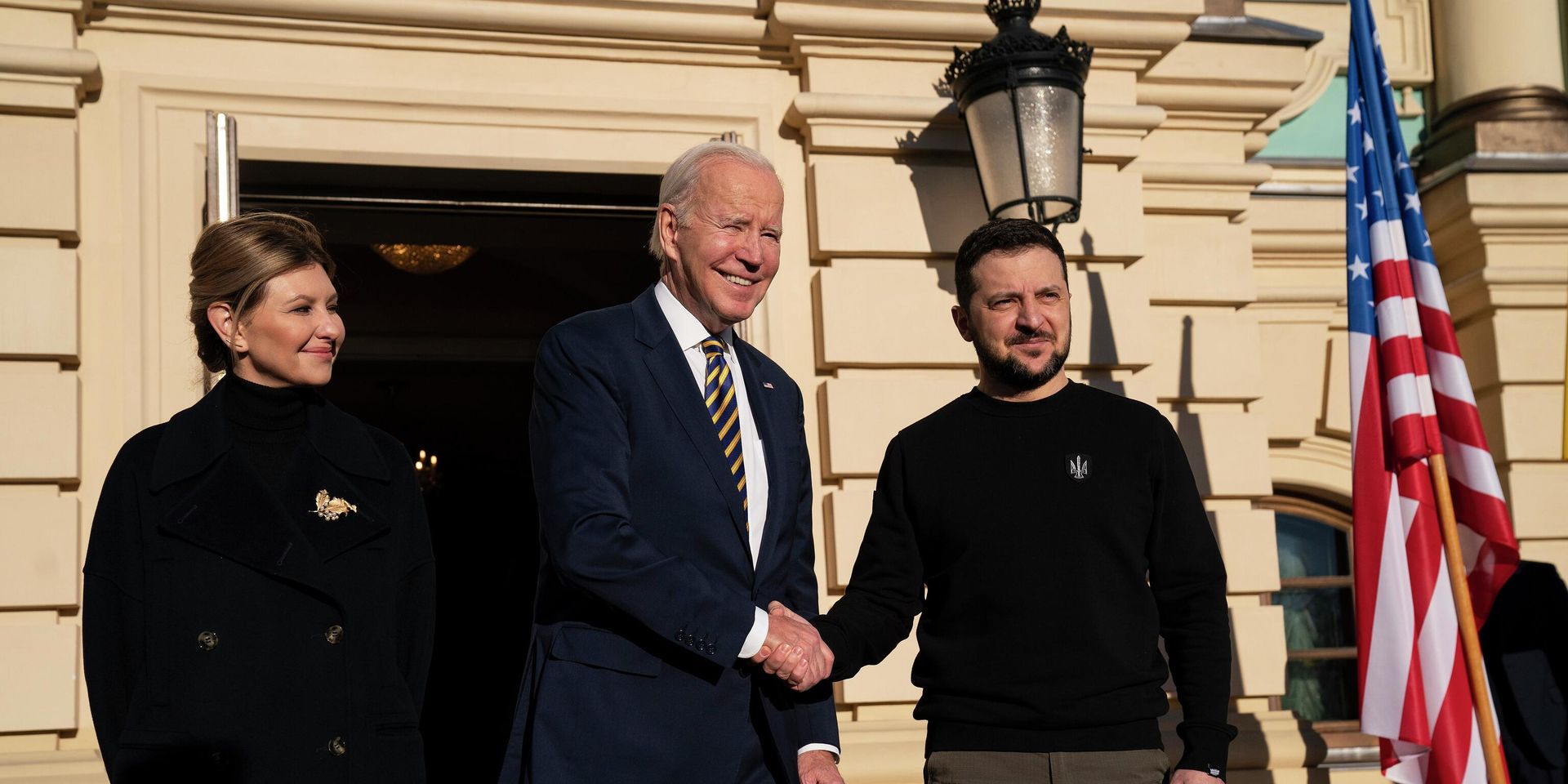 Президент США Джо Байден и президент Украины Владимир Зеленский в Киеве, Украина. 20 февраля 2023 года - ИноСМИ, 1920, 30.08.2023