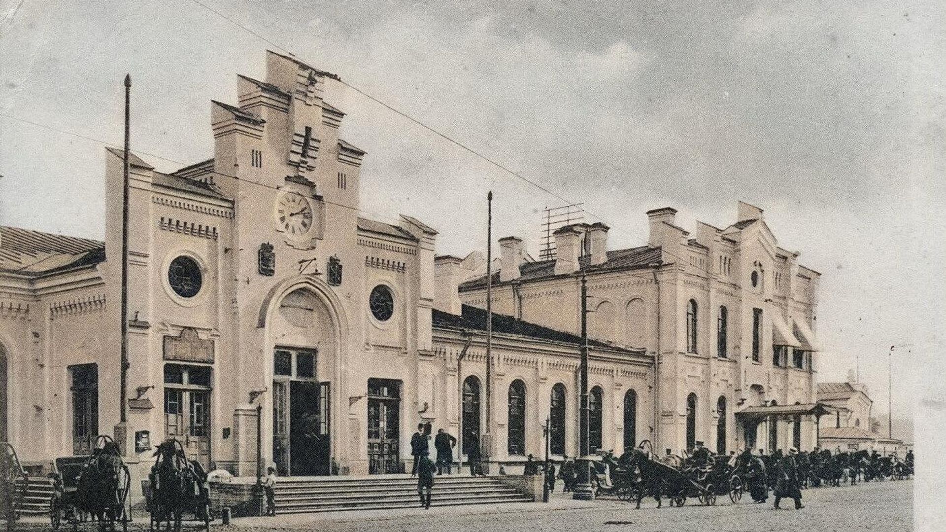 Россия. Санкт-Петербург. Финляндский вокзал. Фото около 1909-1913 гг. - ИноСМИ, 1920, 26.02.2023