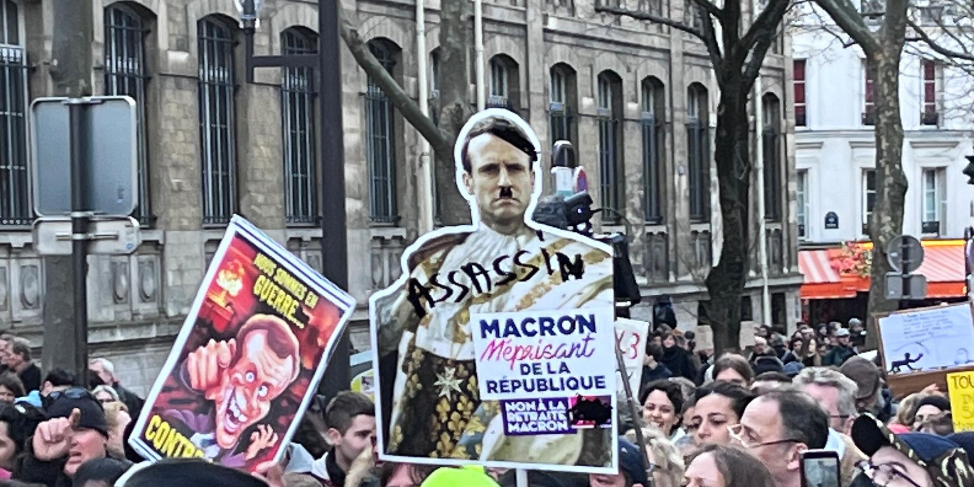 Протесты против пенсионной реформы продолжаются в Париже - ИноСМИ, 1920, 22.03.2023