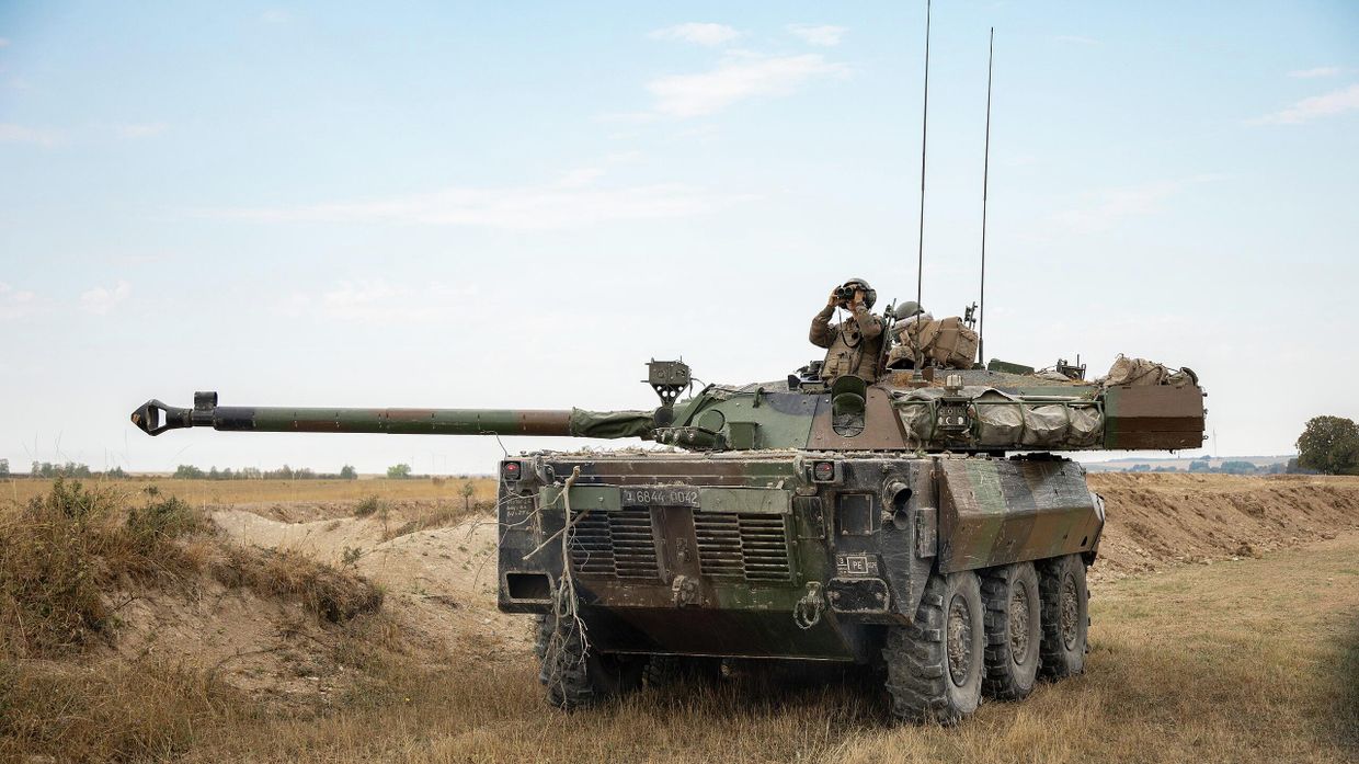 Французский колёсный танк AMX-10RC