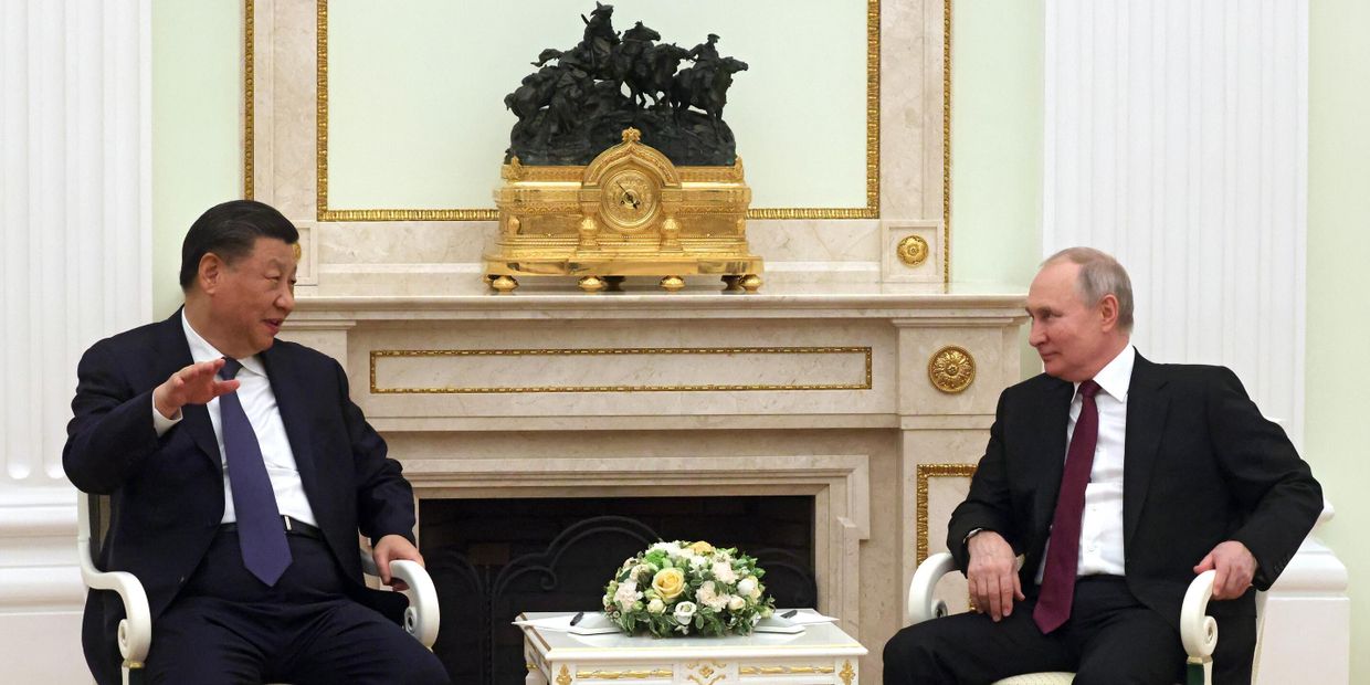 Встреча президента РФ В. Путина с председателем КНР Си Цзиньпином