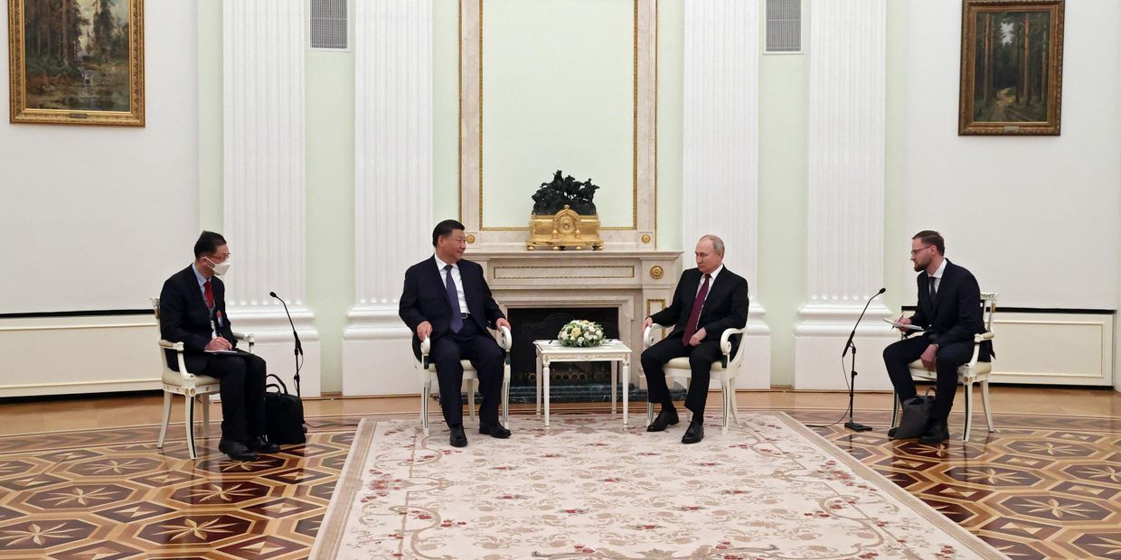 Встреча президента РФ В. Путина с председателем КНР Си Цзиньпином