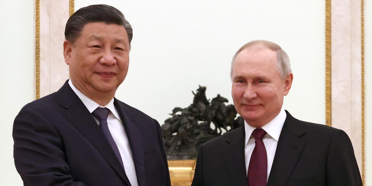 Встреча президента РФ Владимира Путина с председателем КНР Си Цзиньпином