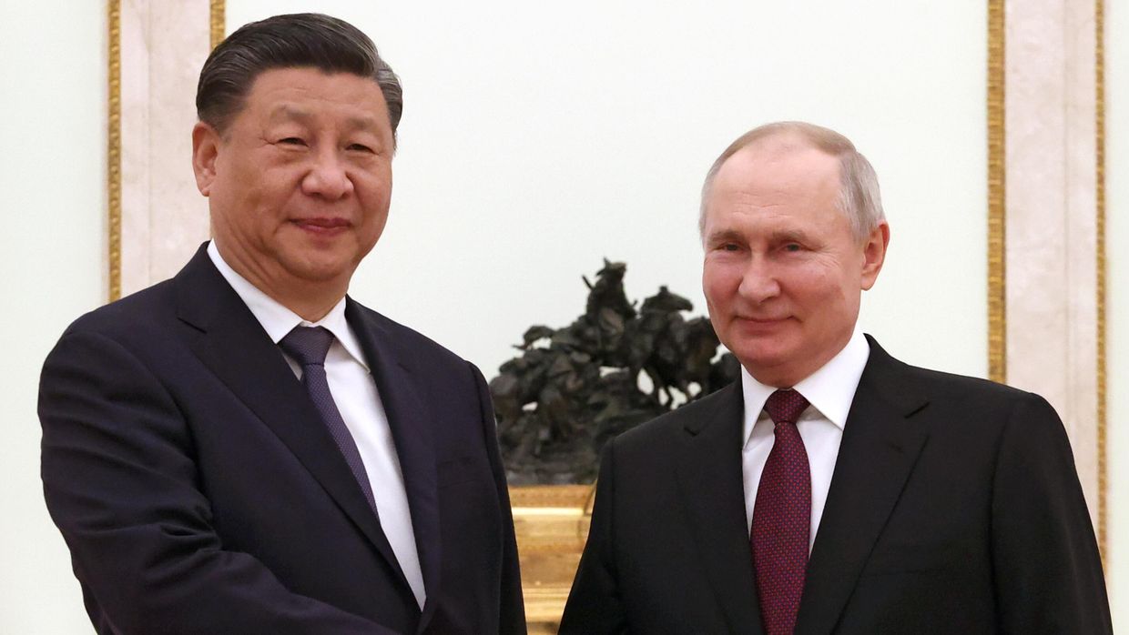 Встреча президента РФ Владимира Путина с председателем КНР Си Цзиньпином