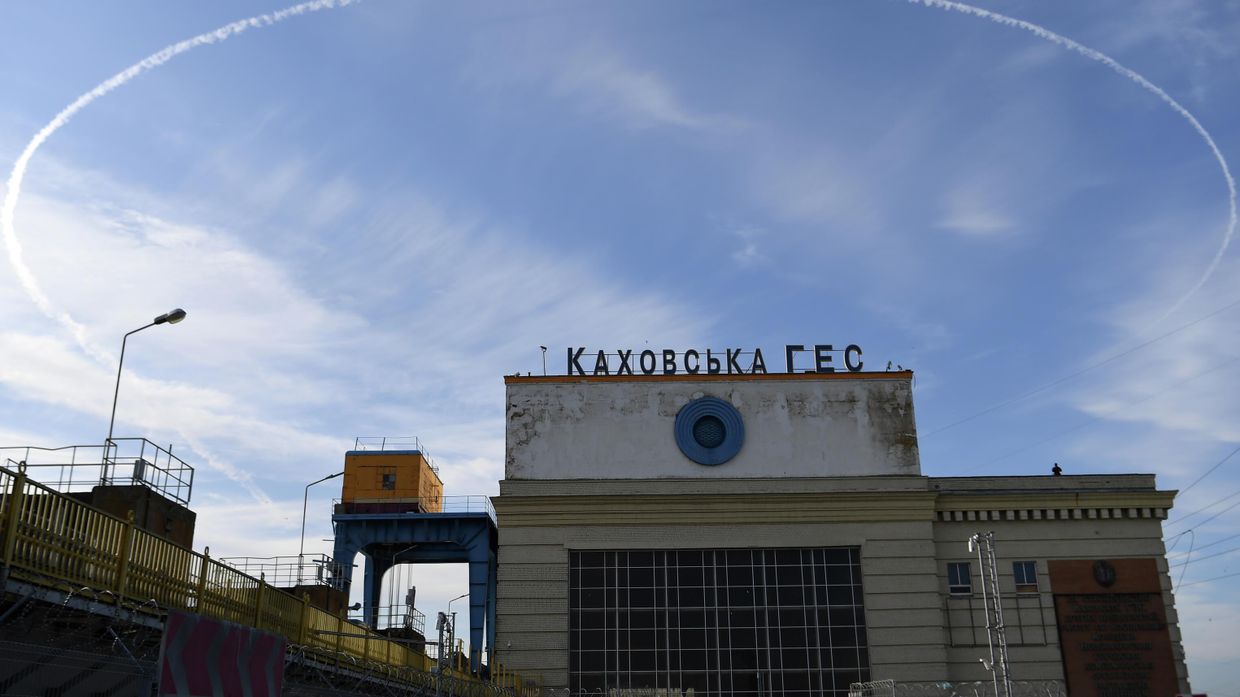 Каховская гидроэлектростанция в Херсонской области