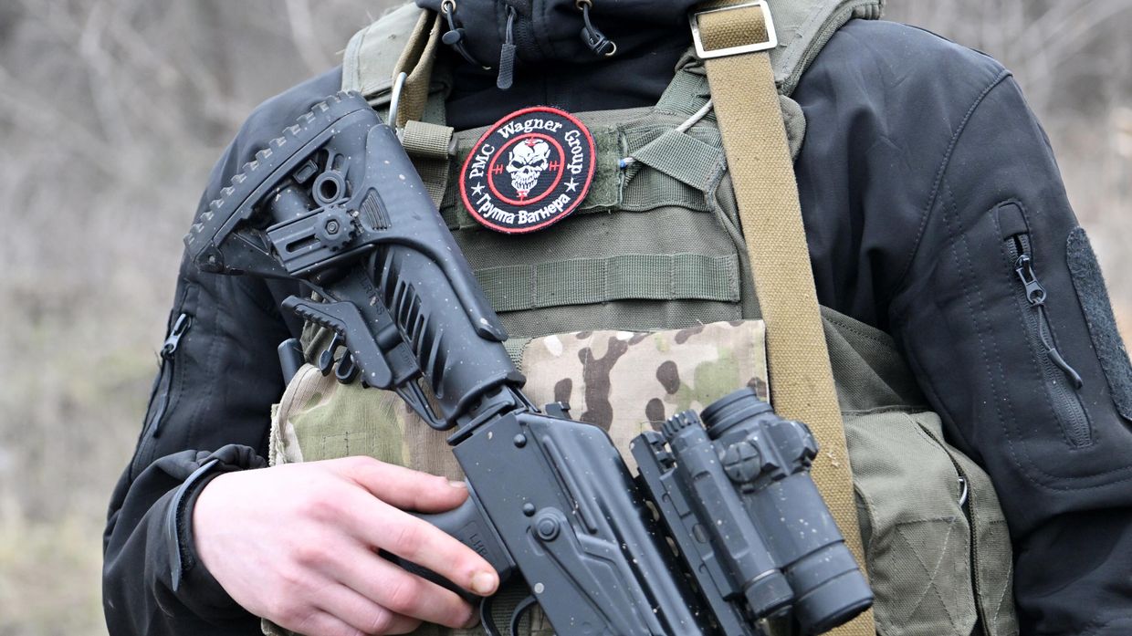 Бойцы группы Вагнер в окрестностях Артемовска
