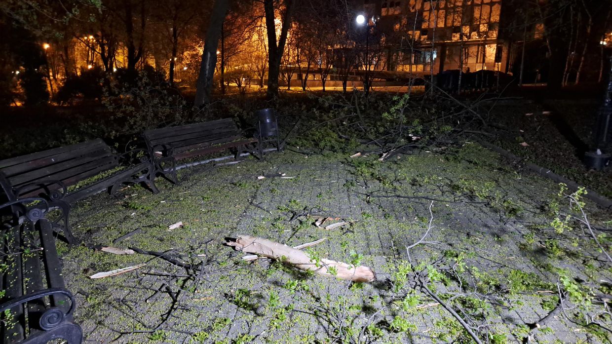 Центр Донецка подвергся обстрелу со стороны ВСУ  в пасхальную ночь