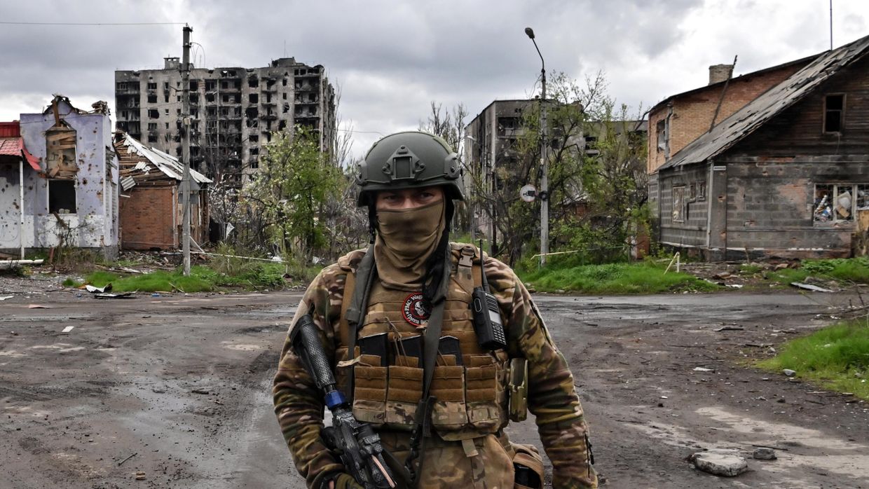 Бойцы ЧВК Вагнер в Артемовске