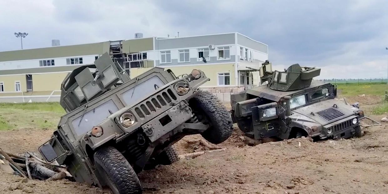Поврежденная техника с места ликвидации украинской ДРГ