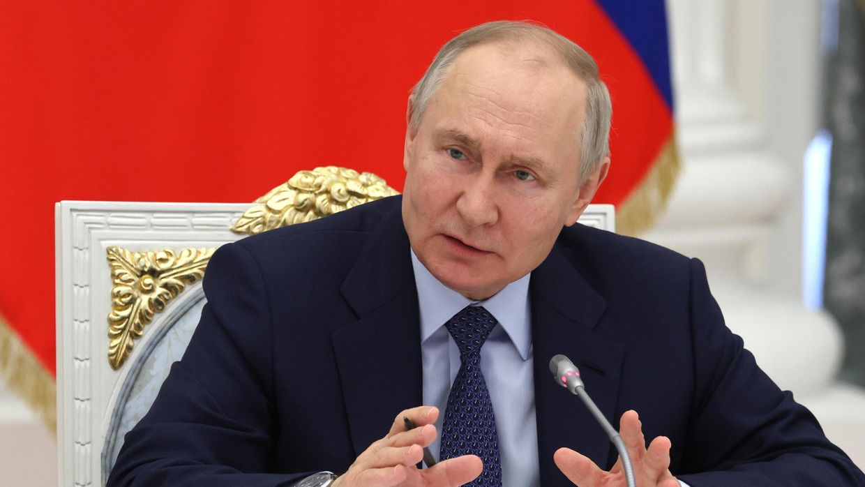 Встреча президента РФ В. Путина с представителями Деловой России