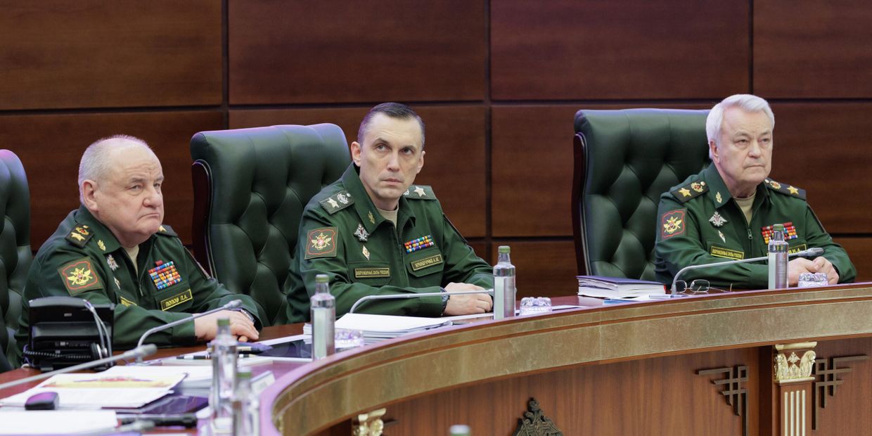 Заседание коллегии Минобороны РФ в Москве