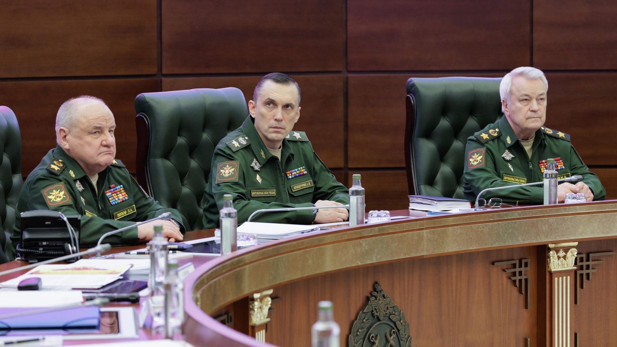 Заседание коллегии Минобороны РФ в Москве